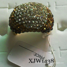 Gold Plated Crystal Ring (XJW1438)
